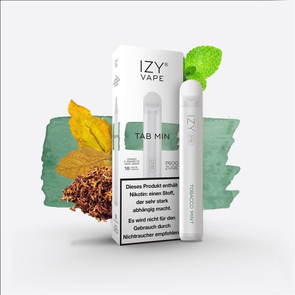 IZY One Tabacco Mint Einweg 600 Puffs